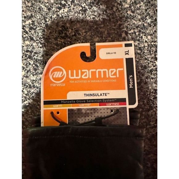 MANZELLA Insulated Leather Glove DRLU-10 Genuine Leather 3M Insulation 40g New - Picture 4 of 10